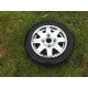 Microcar 8 spoke alloy wheel fitted with 145-70-13 tyre 